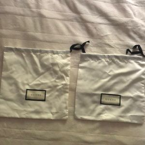 Gucci pouch bags empty